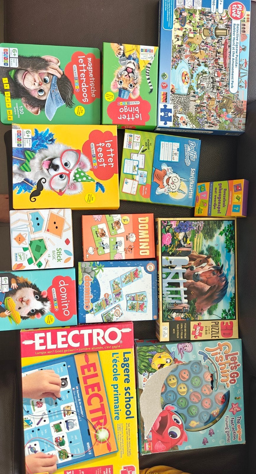 Speelgoed jonge kinderen, Ophalen