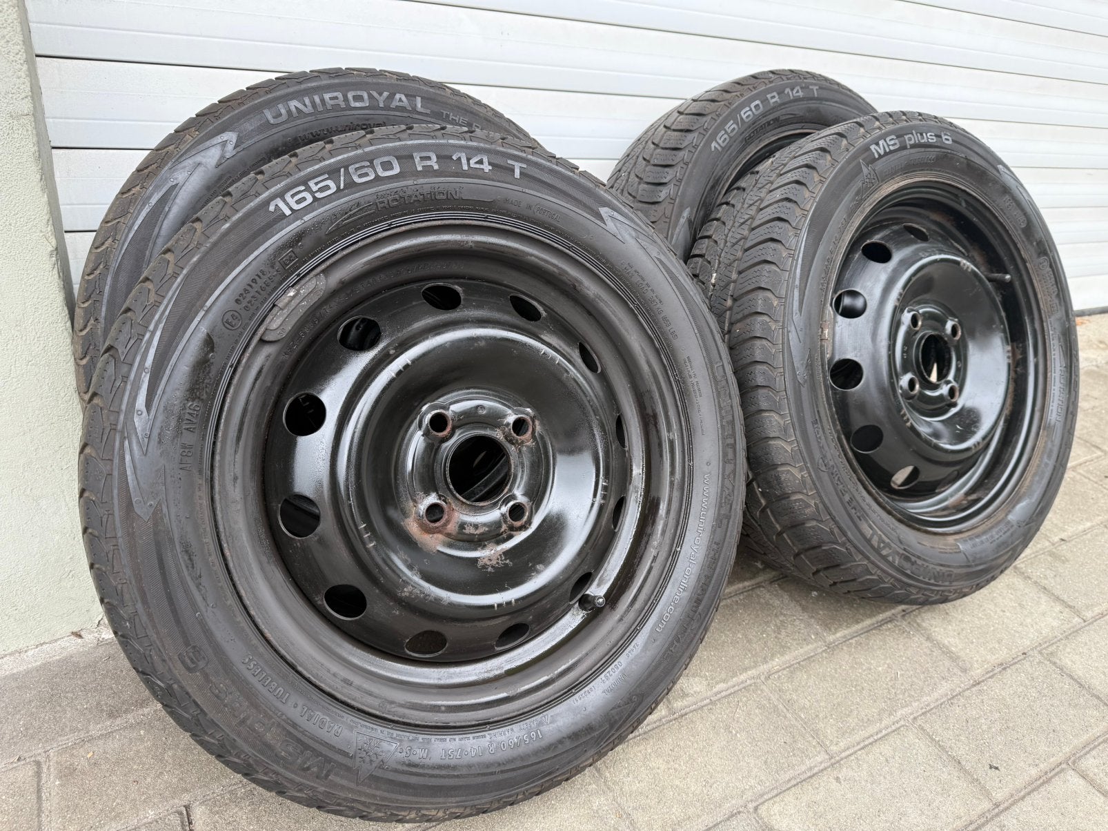 Kit hiver Hyundai i10, Kia Picanto - 4x100 - Pneus 165 60 14, Autos : Pièces & Accessoires, 14 pouces, Pneus et Jantes, Pneus hiver