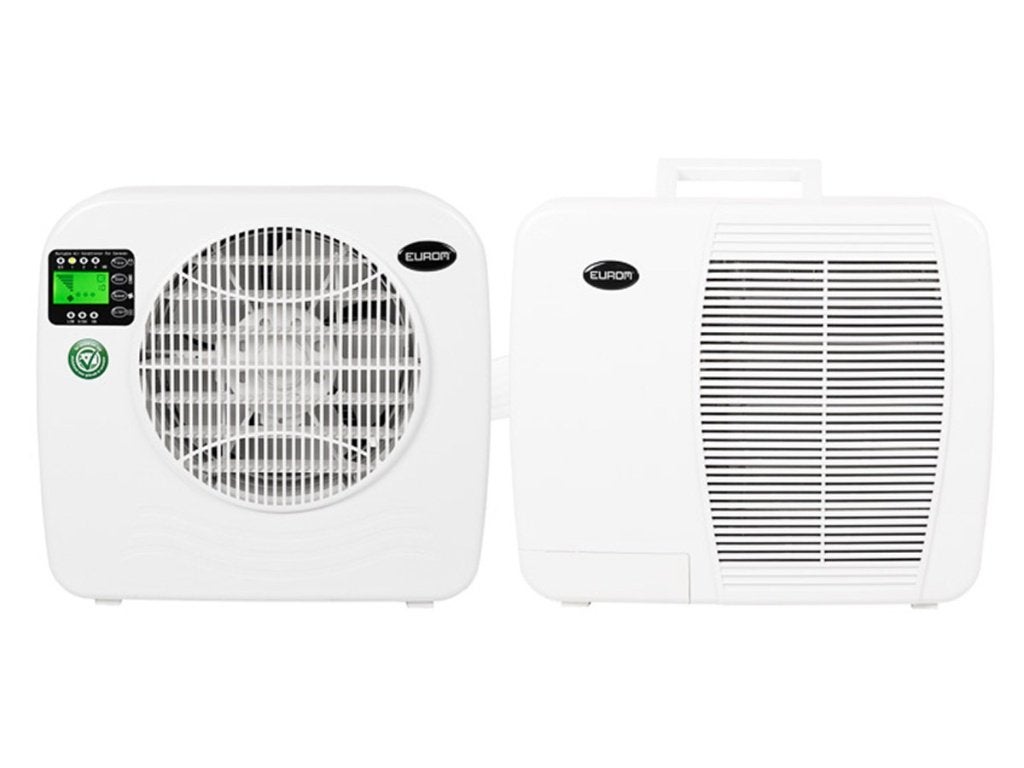 2 Unité compacte divisée Eurom AC2401 idéale pour le camping, Refroidissement et Déshumidification, Moins de 60 m³, Comme neuf