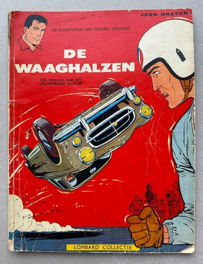Michel Vaillant - De Waaghalzen - Eerste druk 1964, Livres, Jean Graton, Enlèvement ou Envoi, Une BD, Utilisé