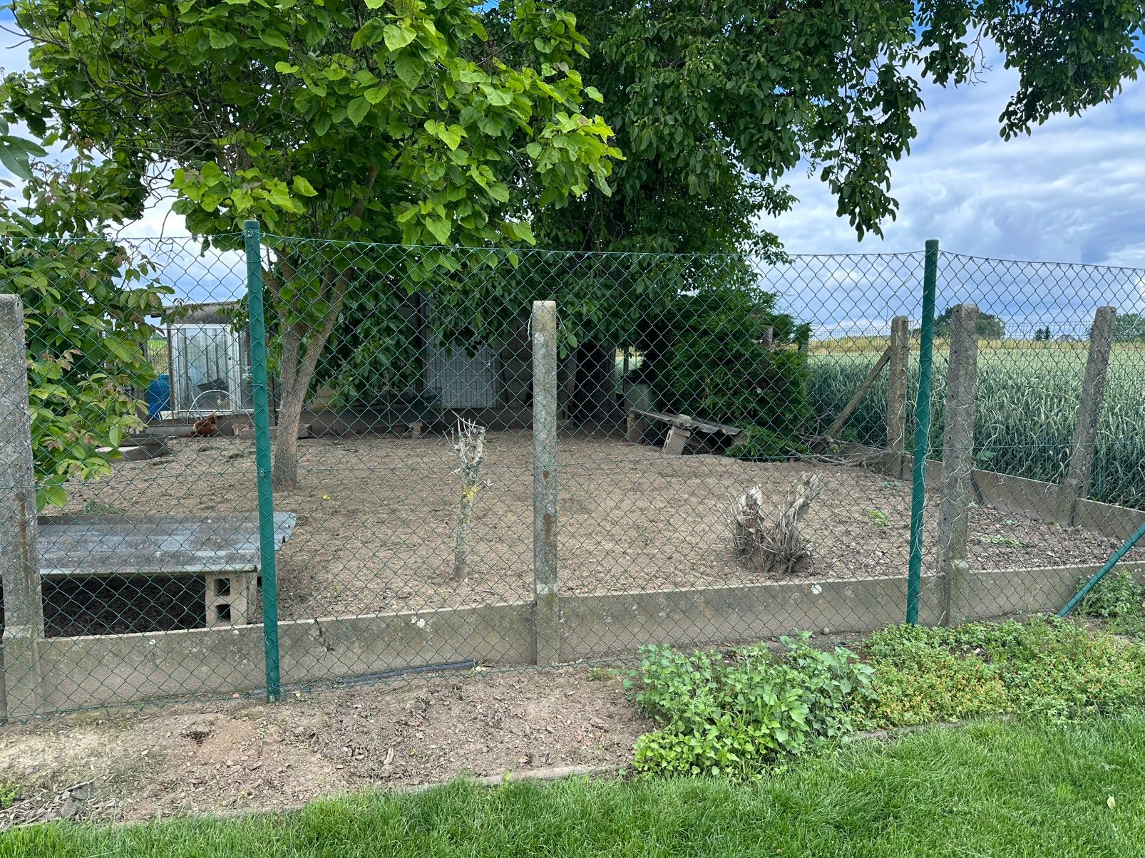 Clôture de jardin à carreaux Bekaert Betafence Plastinor 75m, Enlèvement, Utilisé, Fil