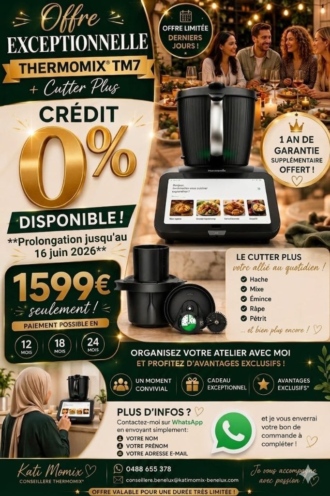 Prolongation du 0% pour le Thermomix, Envoi, Minuteur, Neuf