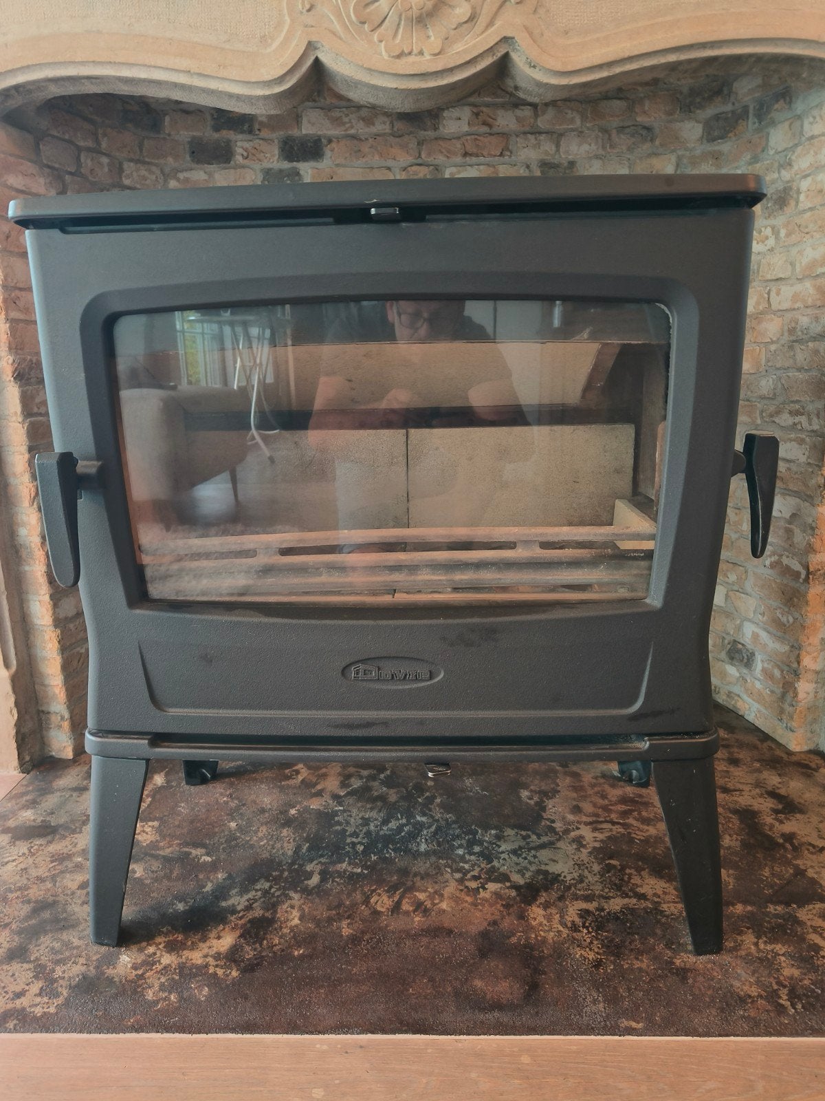 te koop Dovre Tai 55 WD, Huis en Inrichting, Ophalen, Gebruikt, Houtkachel, Vrijstaand