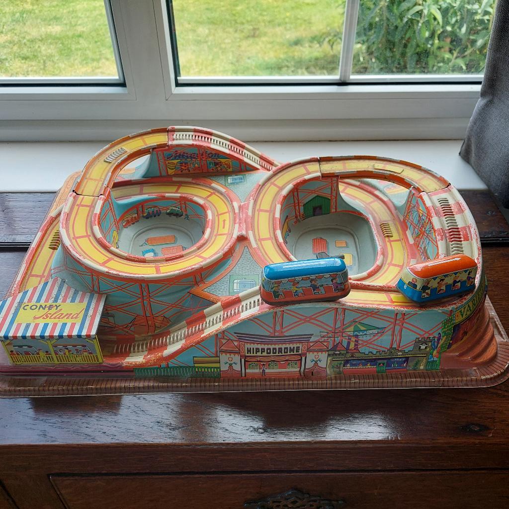 Racebaan kermis Calypso Coney Island, Antiek en Kunst, Curiosa en Brocante, Ophalen of Verzenden