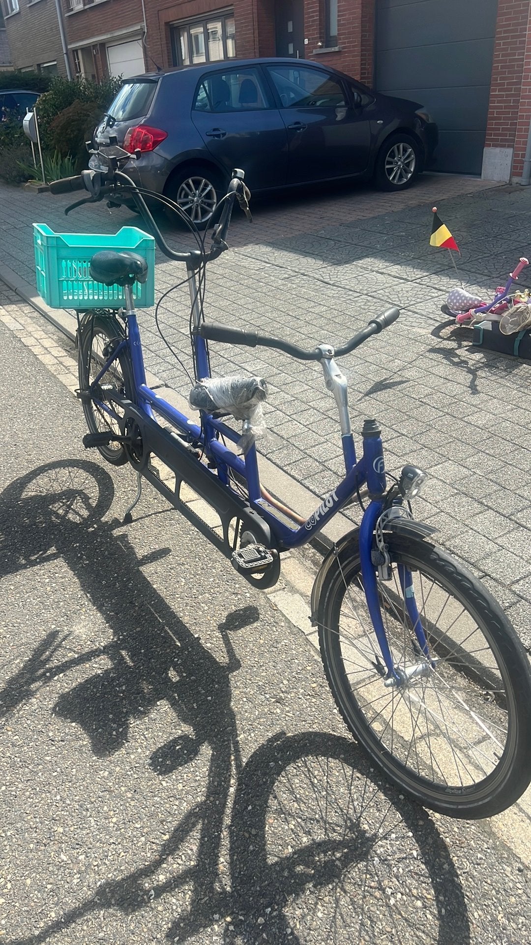 Tandemfiets Copilot – 2 personen – €150, Ophalen, Gebruikt, Minder dan 10 versnellingen