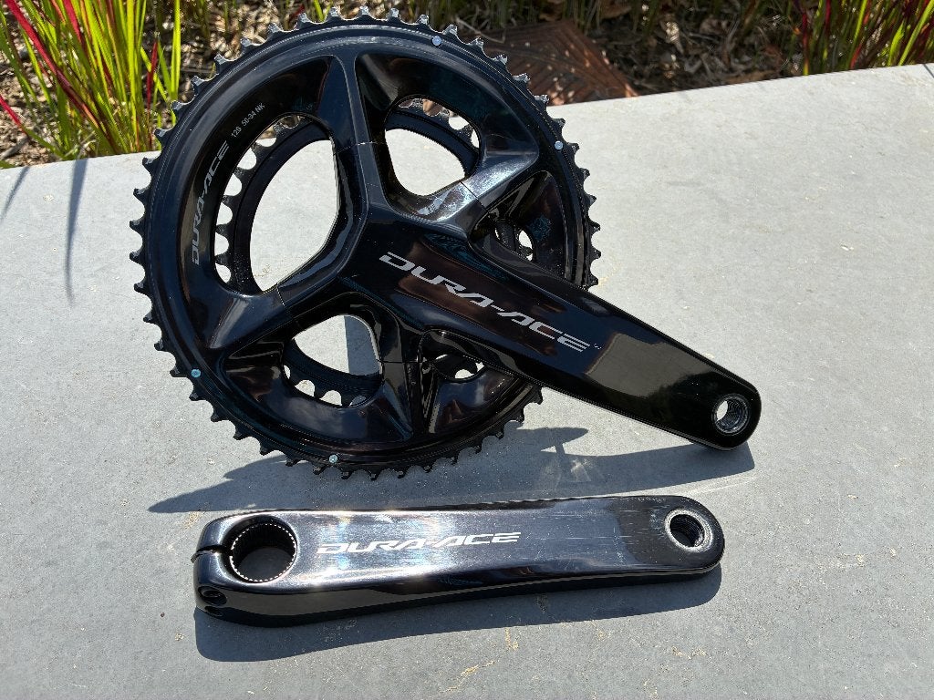 Te koop: Crankstel Shimano Dura Ace 175mm 50-34, Fietsen en Brommers, Fietsonderdelen, Gebruikt, Aluminium, Shimano Dura Ace, Ophalen