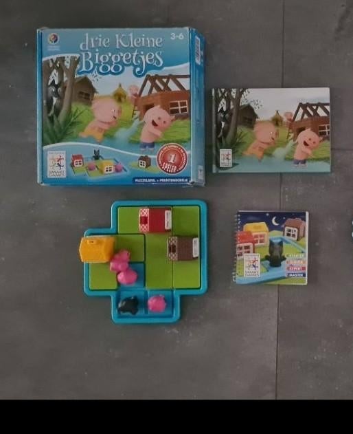 Smartgames de 3 kleine biggetjes 3-6 jaar, Kinderen en Baby's, Speelgoed | Educatief en Creatief, Ophalen