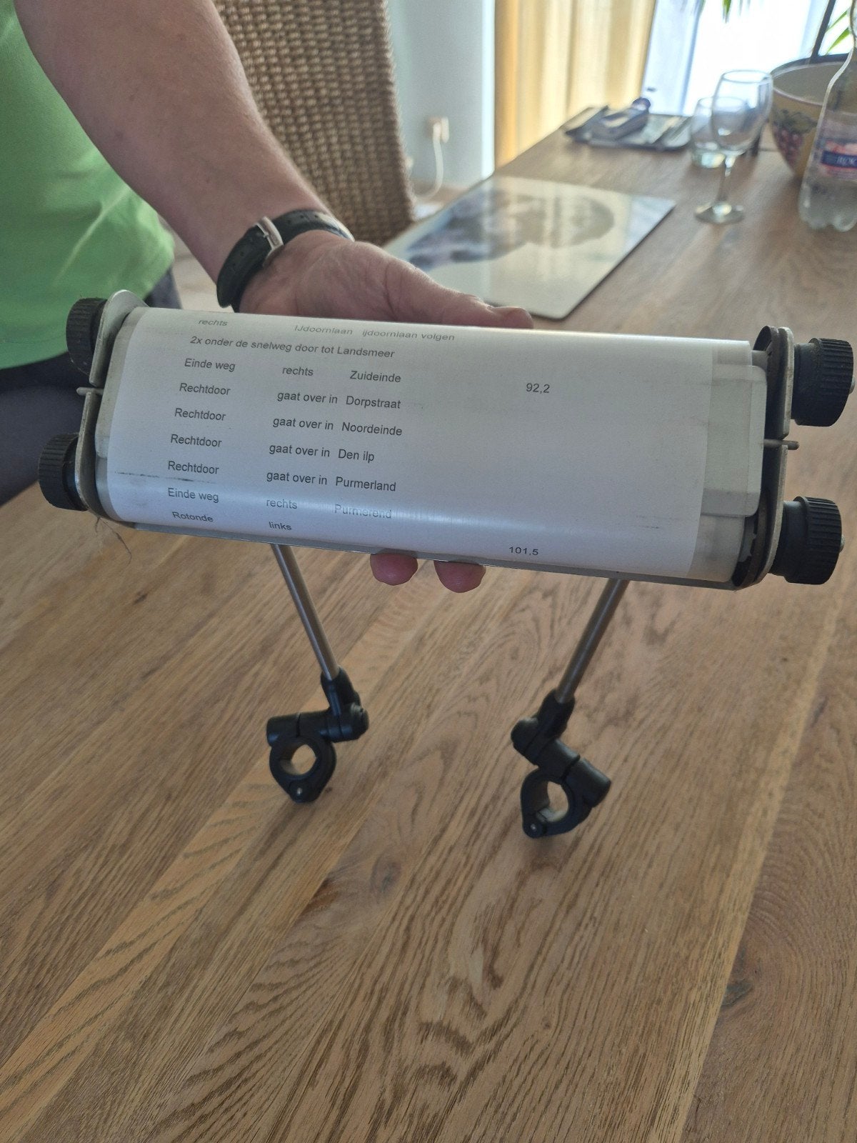oude 'routelezer' voor moto, Antiek en Kunst, Ophalen