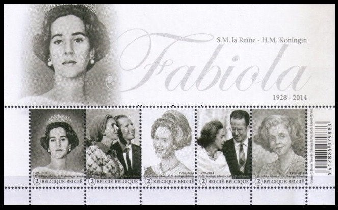 BL223 Timbres S.M la Reine Fabiola, Timbres & Monnaies, Envoi, Timbre-poste, Neuf