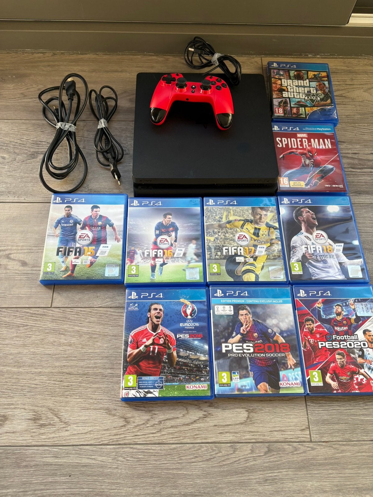 Ps4 met contoler 9 spellen 500 gb, Consoles de jeu & Jeux vidéo, Consoles de jeu | Sony PlayStation 4, Enlèvement, Comme neuf