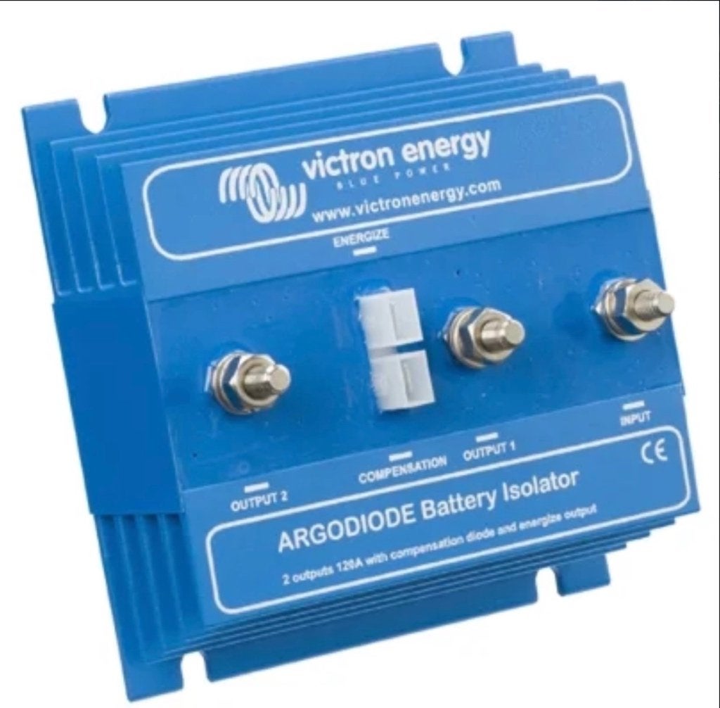 Isolateur de batterie à diode Victron Argo 2 sorties — 120 A, Enlèvement ou Envoi, Comme neuf
