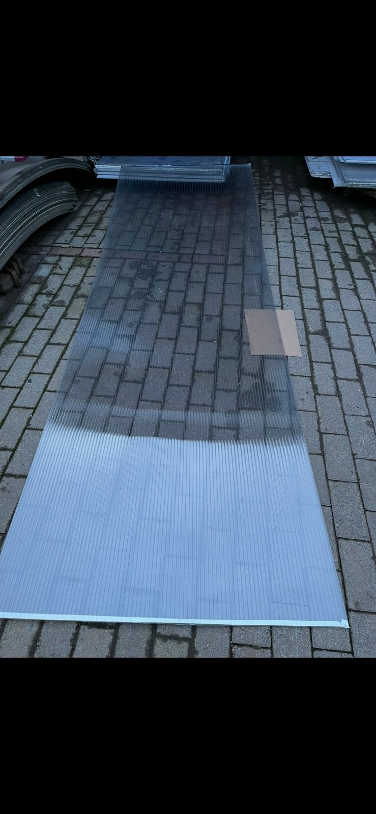Polycarbonaat kanal platen, Ophalen, Zo goed als nieuw
