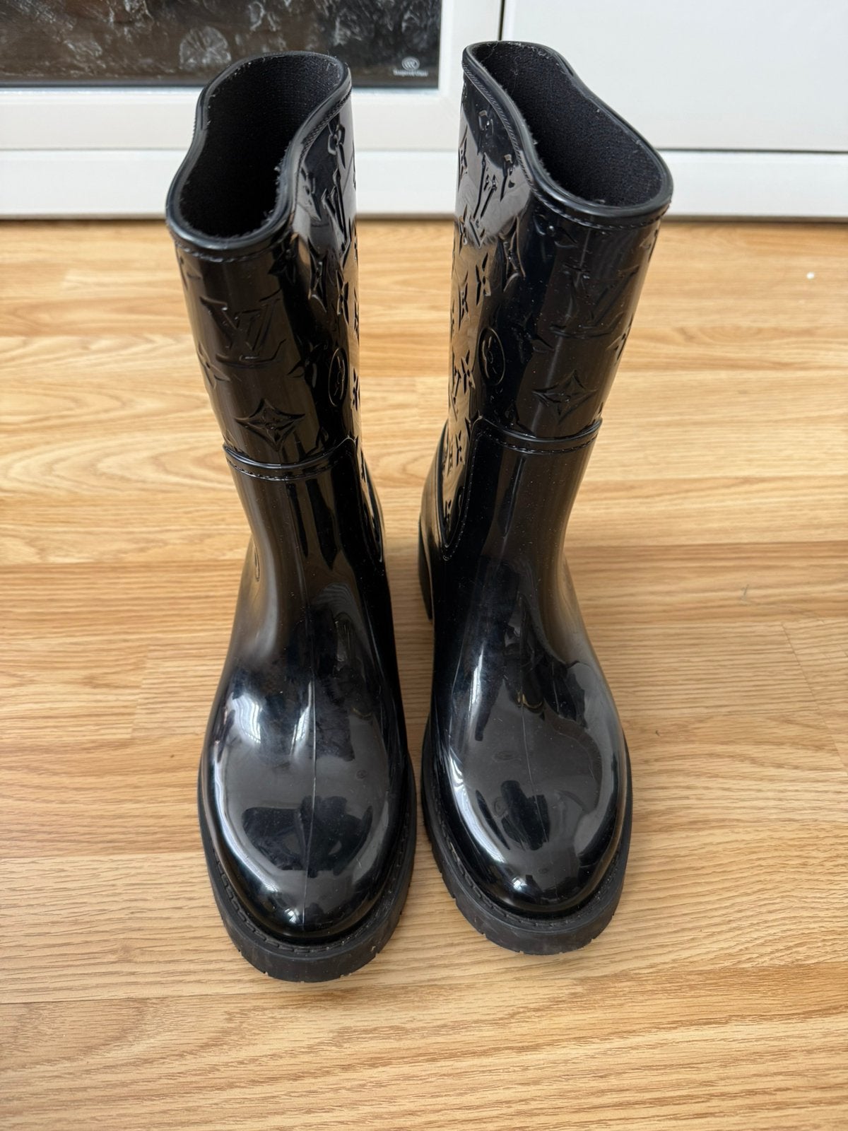 Botte LV, Enlèvement, Comme neuf, Noir
