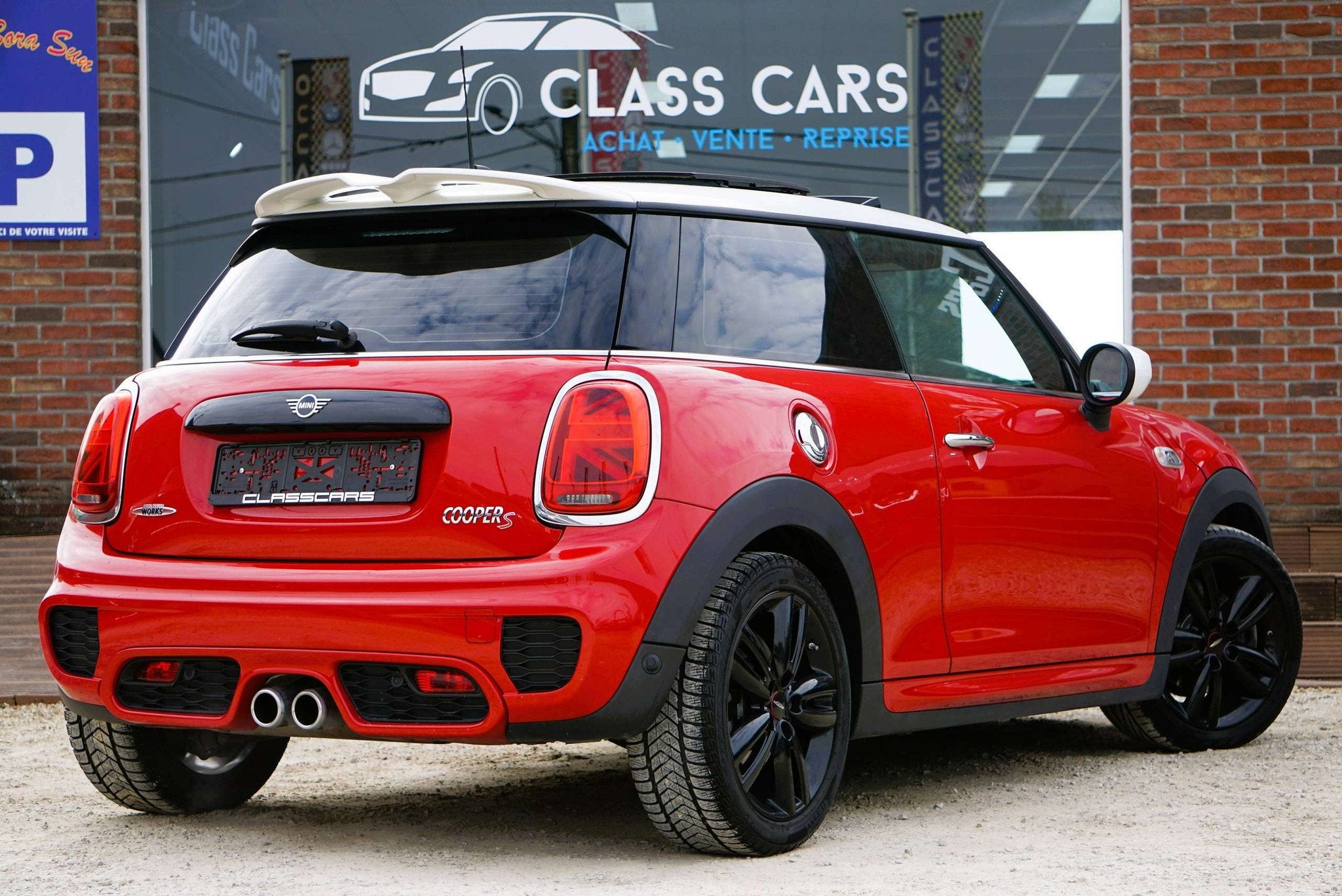 MINI Cooper S 2.0AS JOHN COOPER WORKS 19725 KM! TOIT PANO-NA, Autos, Rouge, Achat, 4 portes, Entreprise