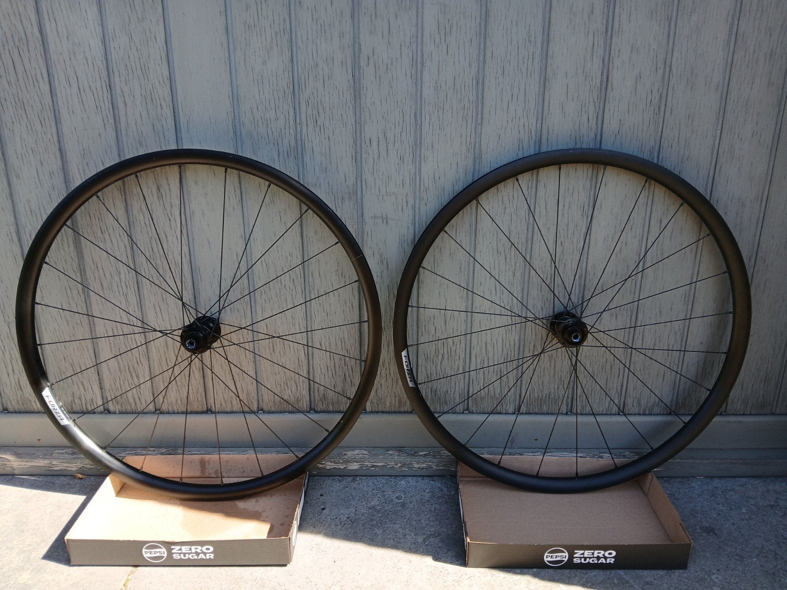 Paar Gravel wielen Forza Norte G, Fietsen en Brommers, Fietsonderdelen, Forza, Zo goed als nieuw, Gravelbike, Aluminium