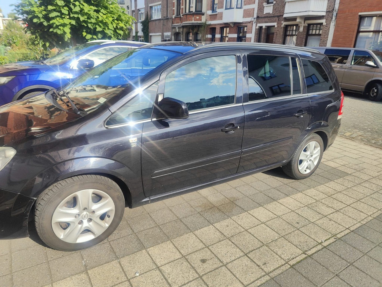 Opel Zafira 1.7CDTi 7 zit euro 5, Autos, Opel, Euro 5, Achat, Boîte manuelle, Noir