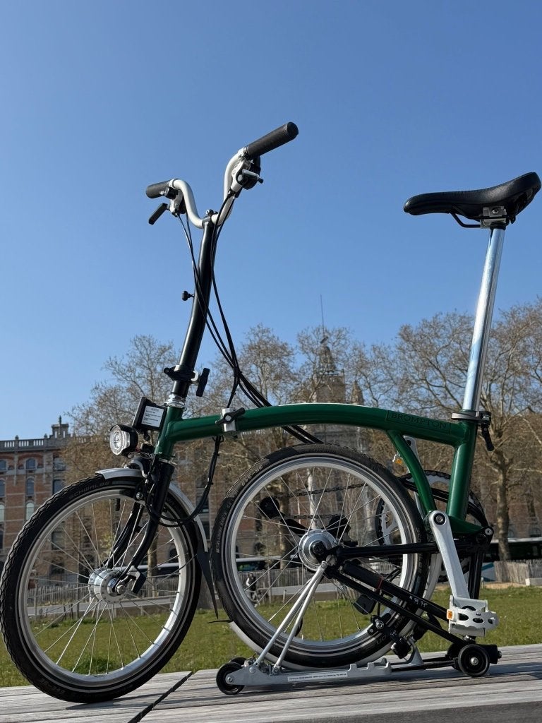 Brompton H6R racing green Hub éclairage dynamo 6 vitesses, Vitesses, Frein sur jante, Brompton, Comme neuf