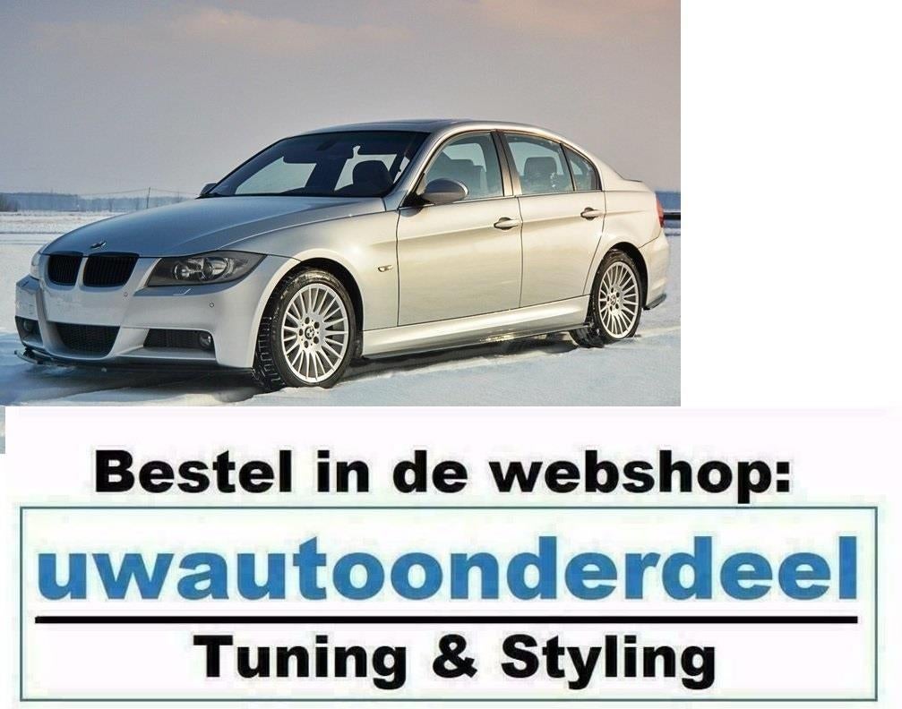 Spoiler Lip Splitter Voor Bmw 3 Serie E90 E91 M Pakket, Auto diversen, Tuning en Styling, Verzenden