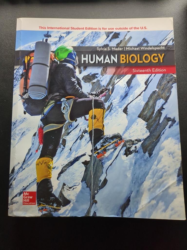 Human Biology – Mader & Windelspecht, Gelezen, Sylvia S. Mader; Michael Windelspecht, Ophalen of Verzenden, Overige onderwerpen