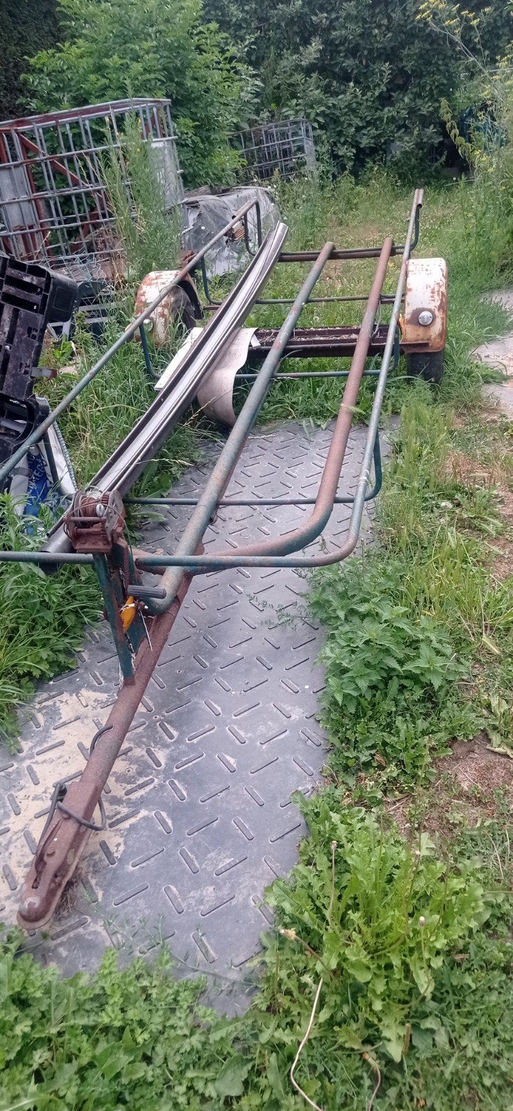 grande remorque a restaurer, Ophalen, Gebruikt