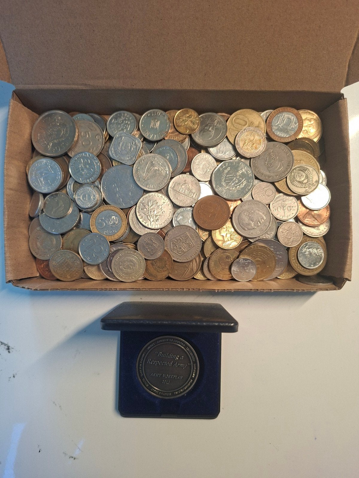 bakje oude munten, Ophalen of Verzenden, Munten