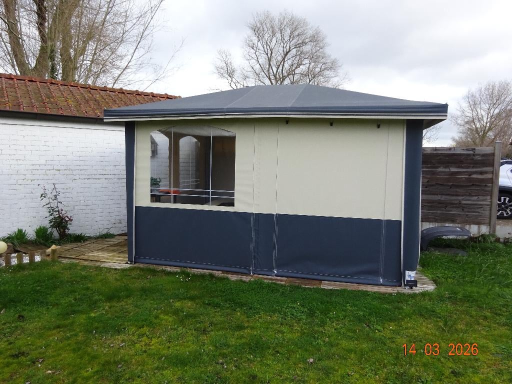 Prieel in de tuin en jacuzzi, Tuin en Terras, Tuinsets en Loungesets, Gebruikt, Loungeset, Kunststof, Ophalen