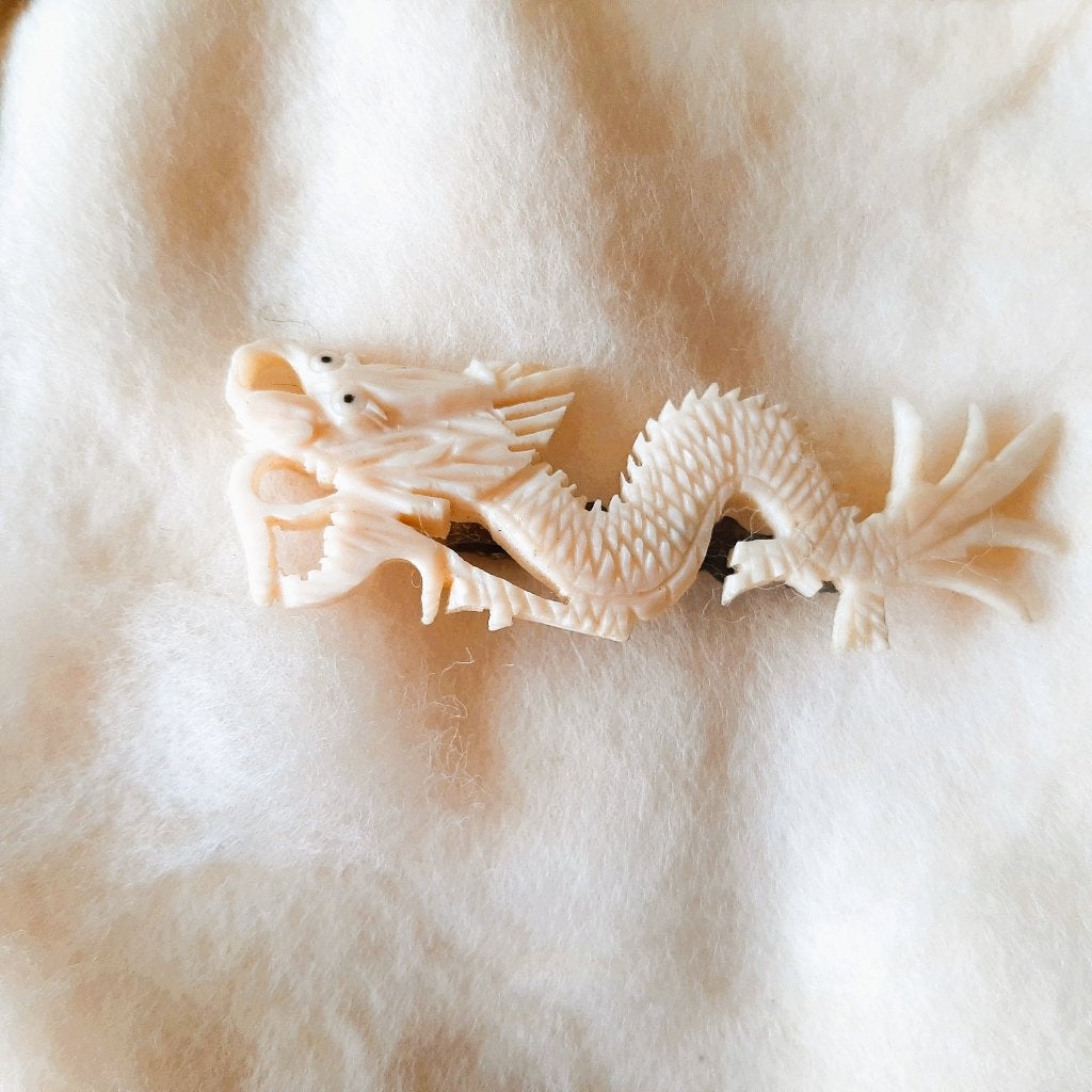 Te koop: Antieke, mooie oude ivoren broche., Ophalen, Overige materialen, 4 tot 7 cm, Gebruikt