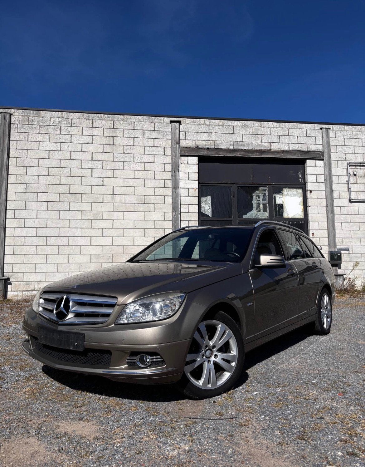 Mercedes C200, Autos, Cuir, Beige, Boîte manuelle, Beige