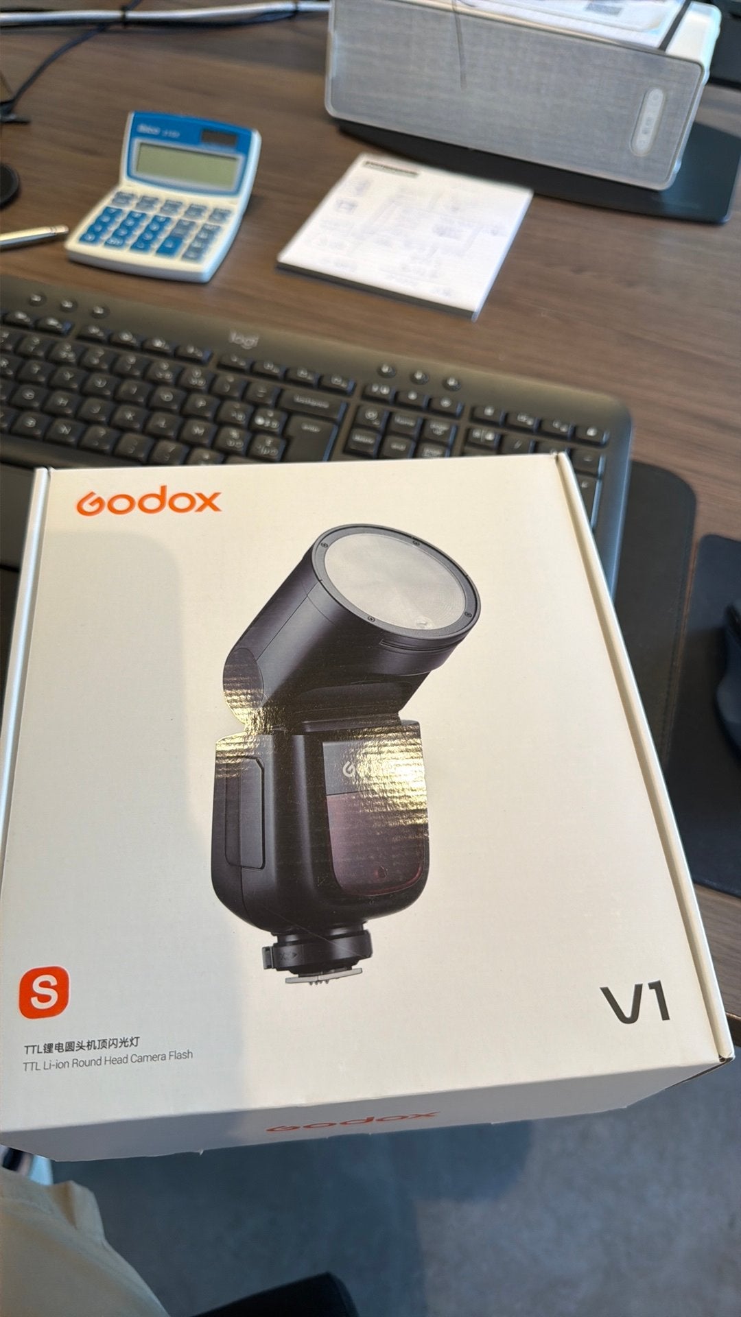 Godox V1s camera flits, TV, Hi-fi & Vidéo, Photo | Flash, Neuf, TTL, Enlèvement ou Envoi, Lampe flash
