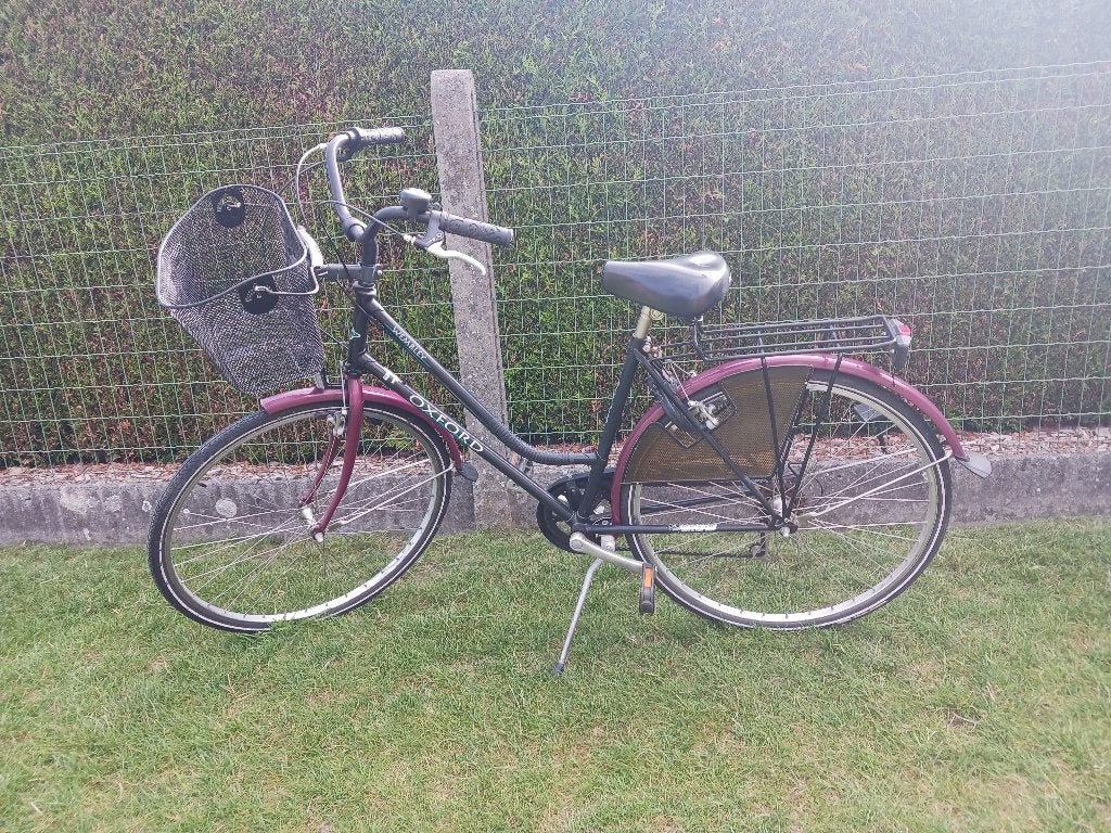 Damesfiets oxford + mandje, Fietsen en Brommers, Ophalen, Gebruikt, Versnellingen