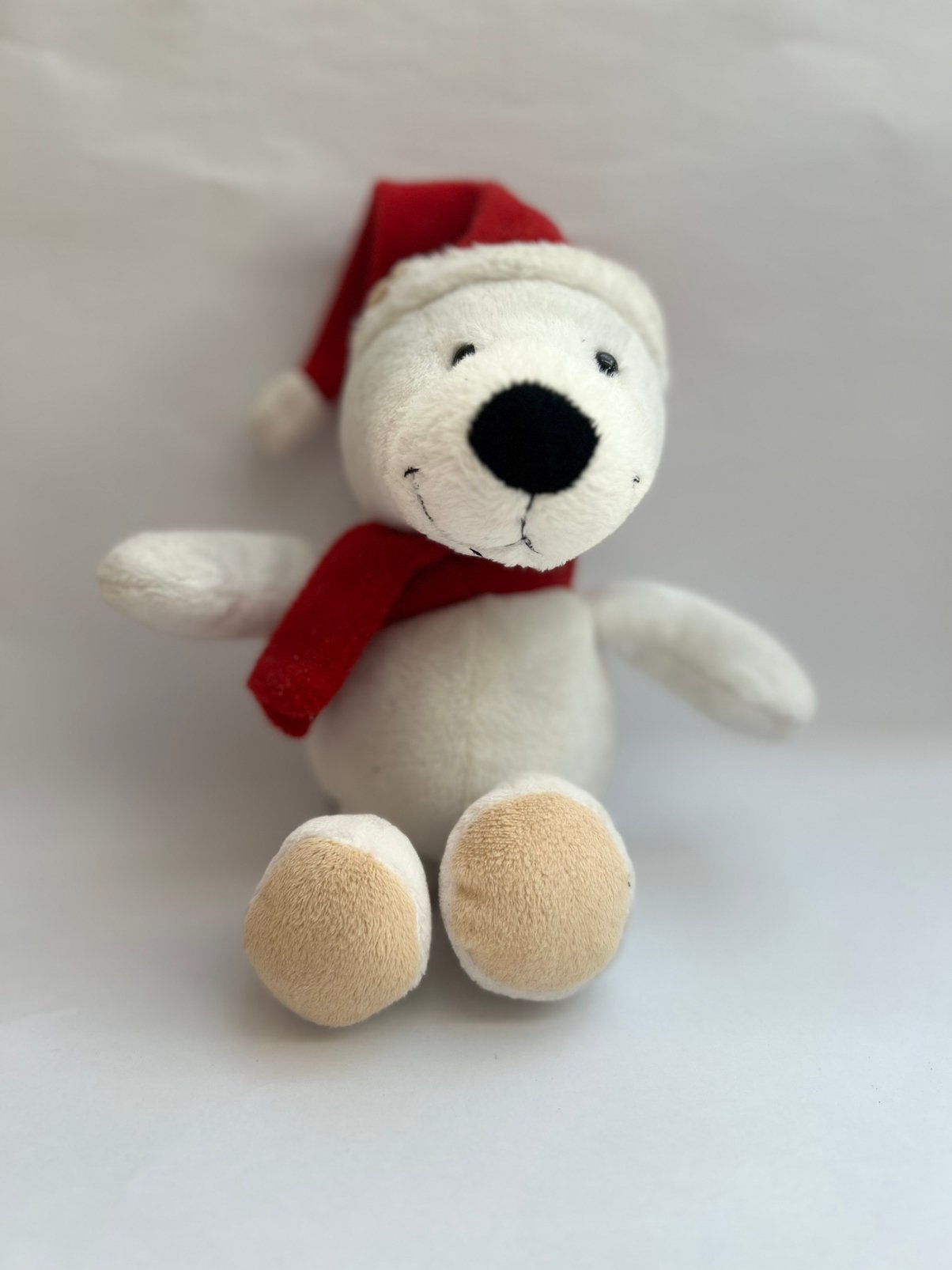 Knuffelbeer met kerstmuts, Ophalen, Zo goed als nieuw, Beer