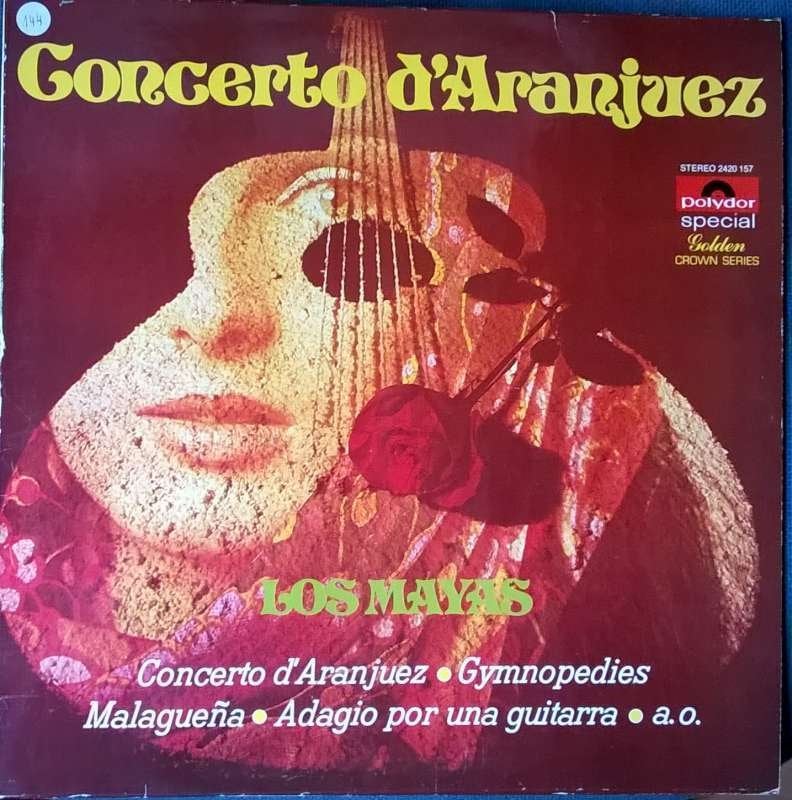 LP Los Mayas - Concerto D'Aranjuez, Cd's en Dvd's, Vinyl | Latin en Salsa, LP, Beschermende buitenhoes, Latin, Ophalen of Verzenden
