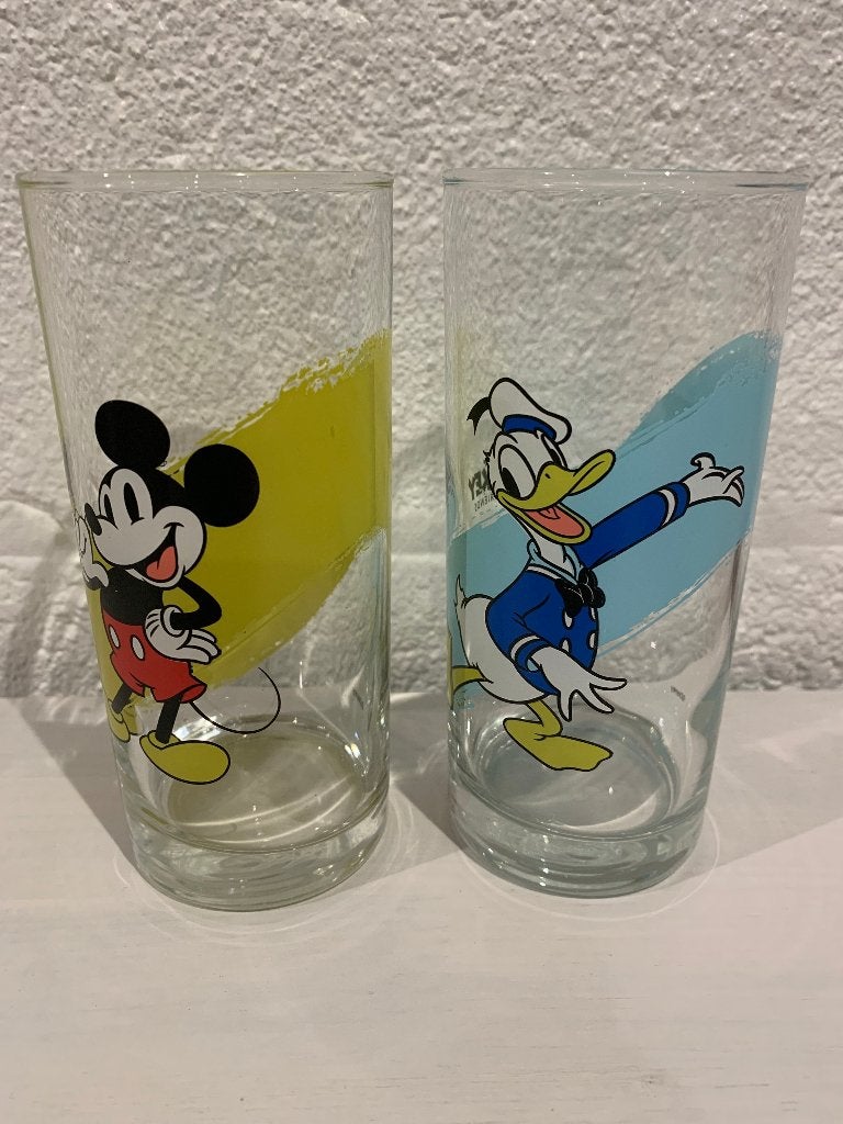 Disney glazen, Verzamelen, Ophalen, Mickey Mouse, Zo goed als nieuw, Overige typen