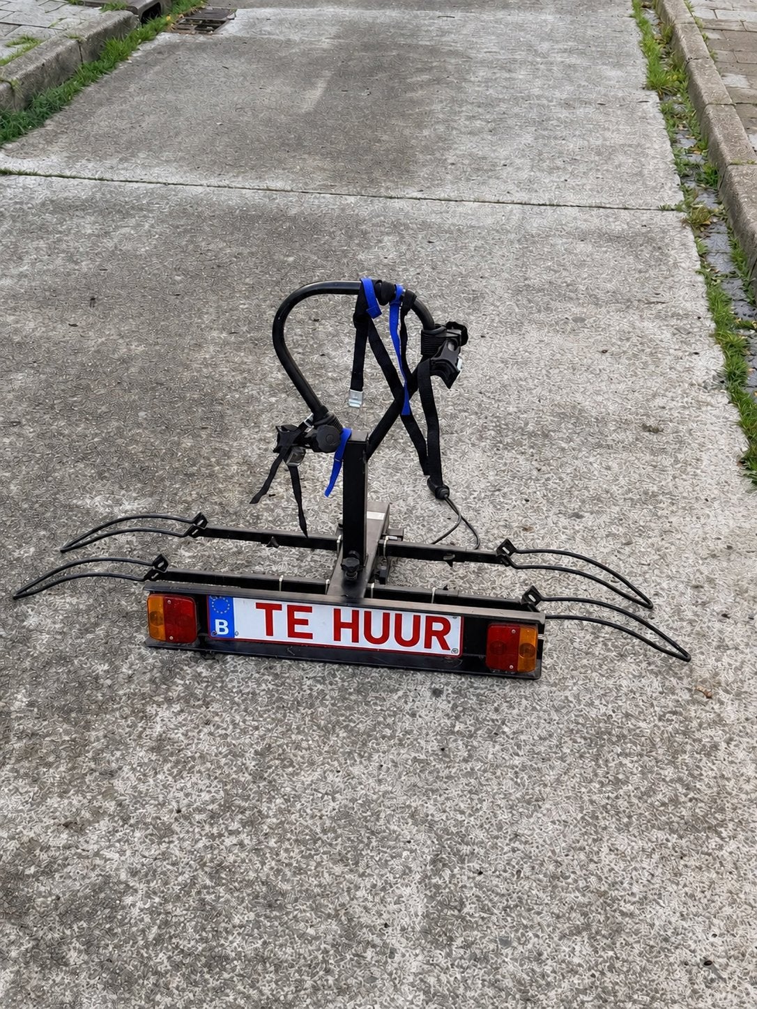PORTE-VÉLOS À LOUER | 2 VÉLOS | MAX. 45 KG, Support d'attelage, 2 vélos, Comme neuf, Enlèvement
