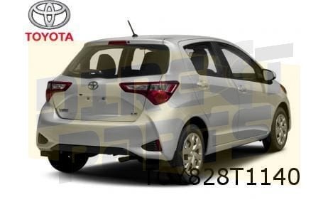 Toyota Yaris achterklep (bij camera) (4/17-9/20) (te spuiten, -, Nieuw, Ophalen of Verzenden, Toyota