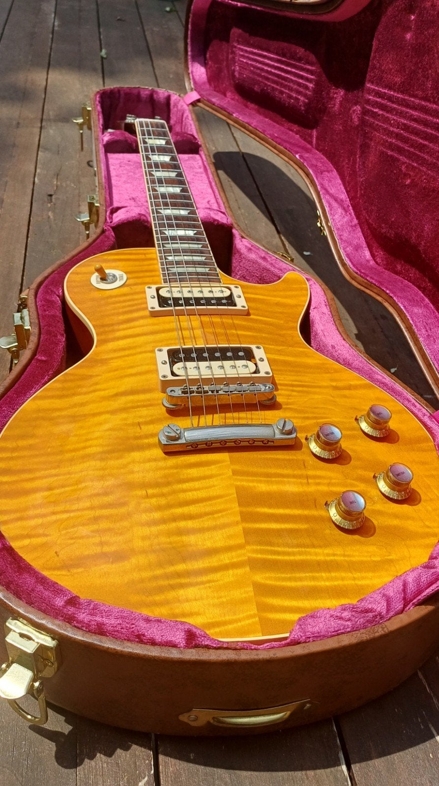 Gibson custom shop M2M 1958 les paul reissue, Musique & Instruments, Enlèvement, Comme neuf, Gibson