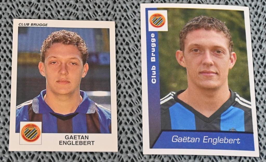 Cartes et autocollants/Gaëtan Englebert/2 pièces, Collections, Envoi, Comme neuf, Affiche, Image ou Autocollant