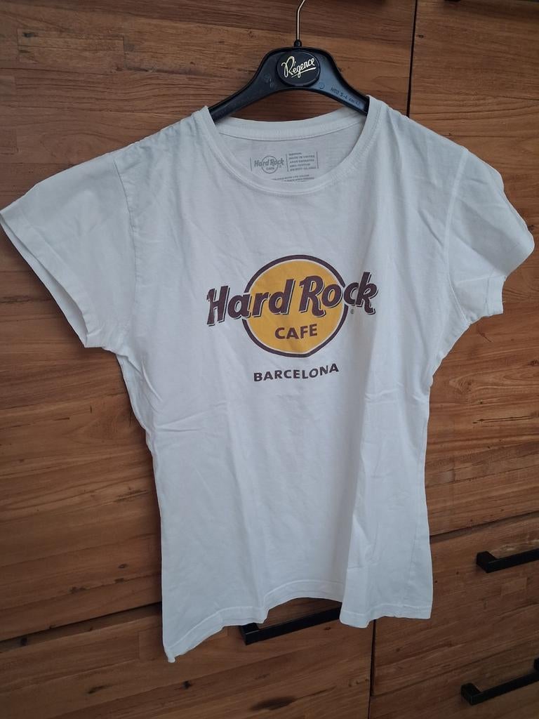 T-shirt blanc Hard Rock Café taille moyenne pour femme, Enlèvement ou Envoi, Blanc