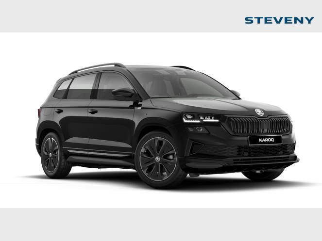 Skoda Karoq 1.5 TSI ACT Sportline DSG, Auto's, Automaat, Zwart, Karoq, Navigatiesysteem