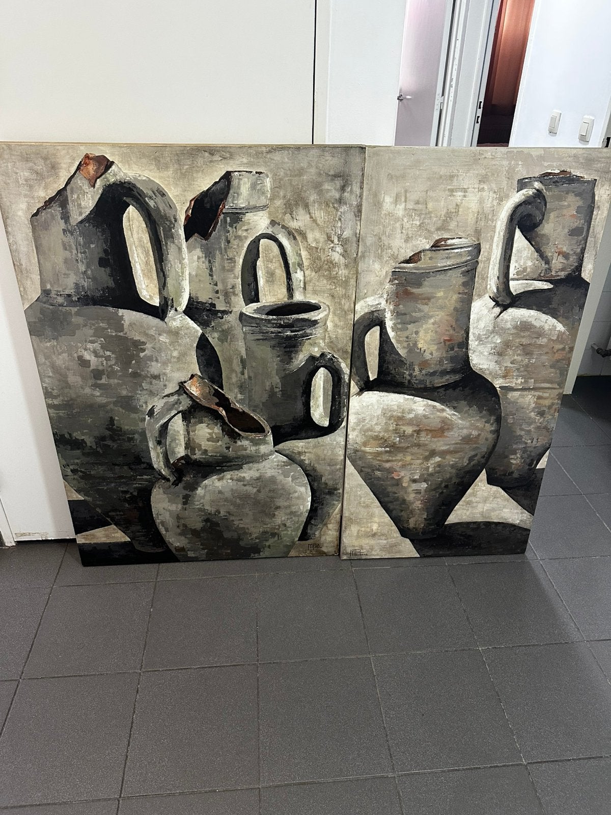 Handgeschilderd kunstwerk, Ophalen