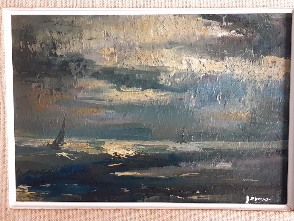 schilderij zee, Ophalen of Verzenden