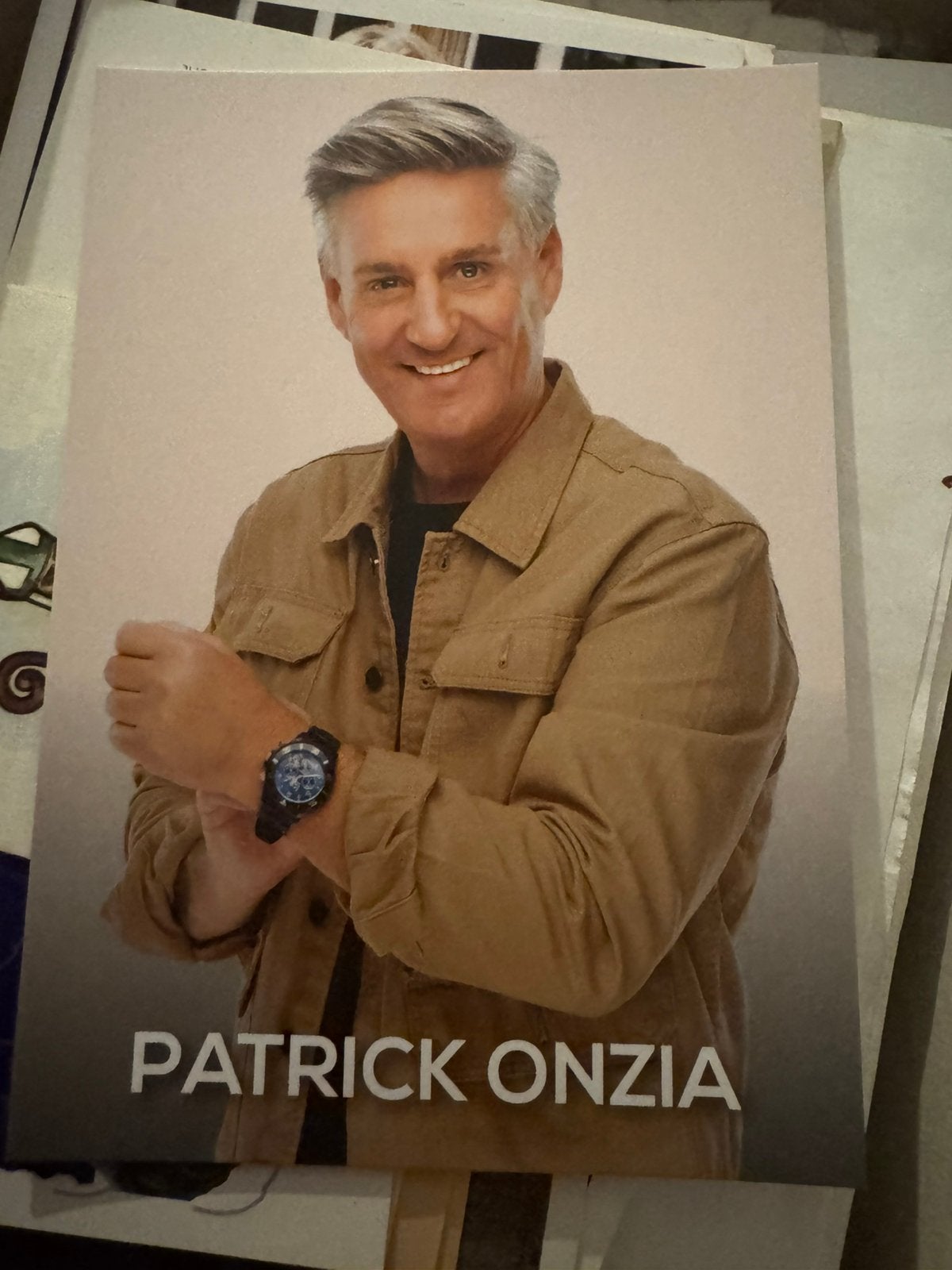 Fankaart Patrick Onzia / acteur / zanger, Enlèvement ou Envoi