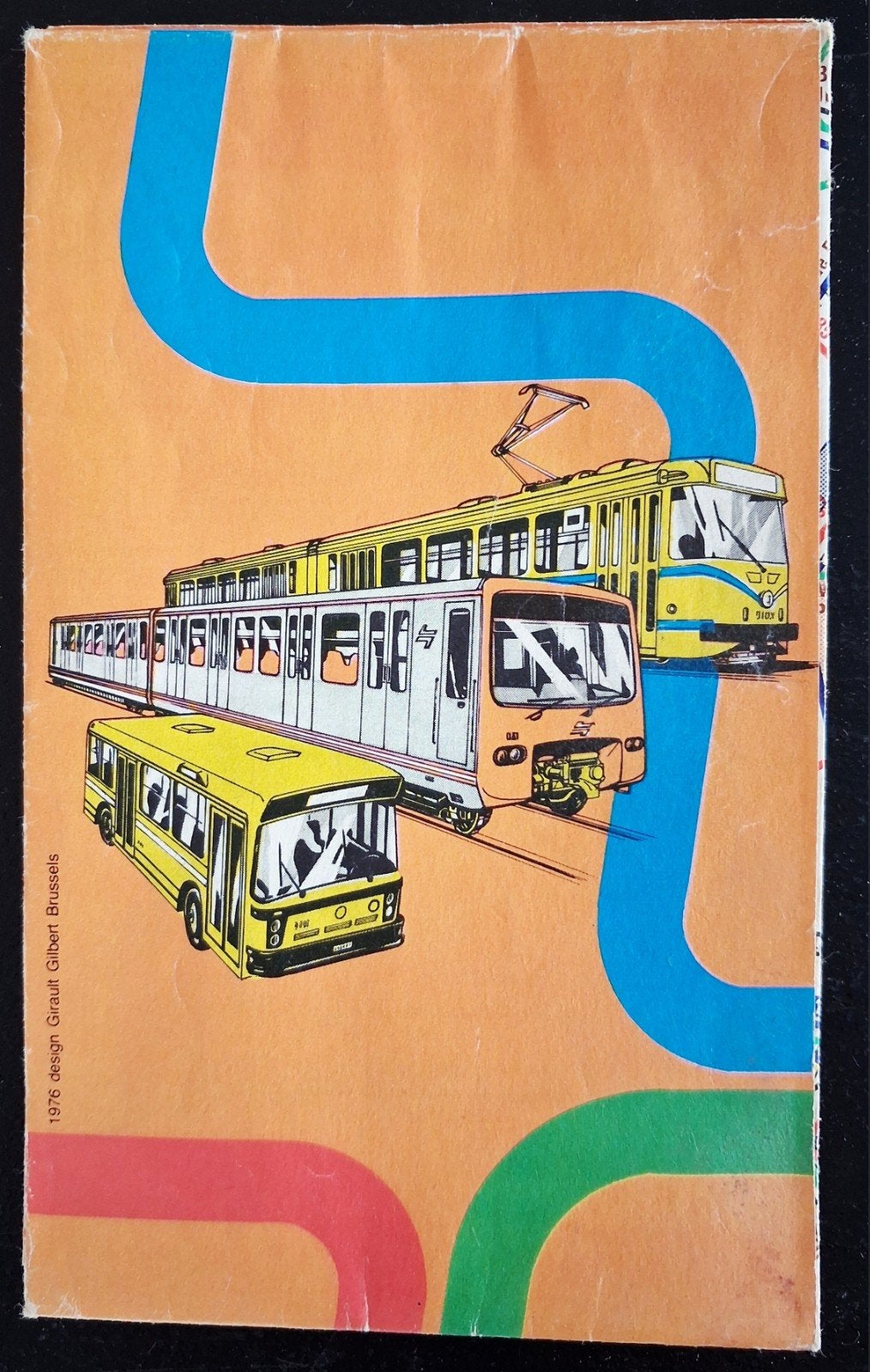 Plan de la Stib 1976, Collections, Enlèvement ou Envoi