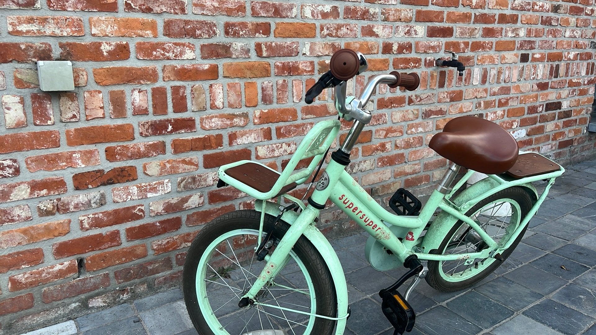 Kinderfiets meisjes, Enlèvement, Comme neuf, Frein à rétropédalage, 16 pouces