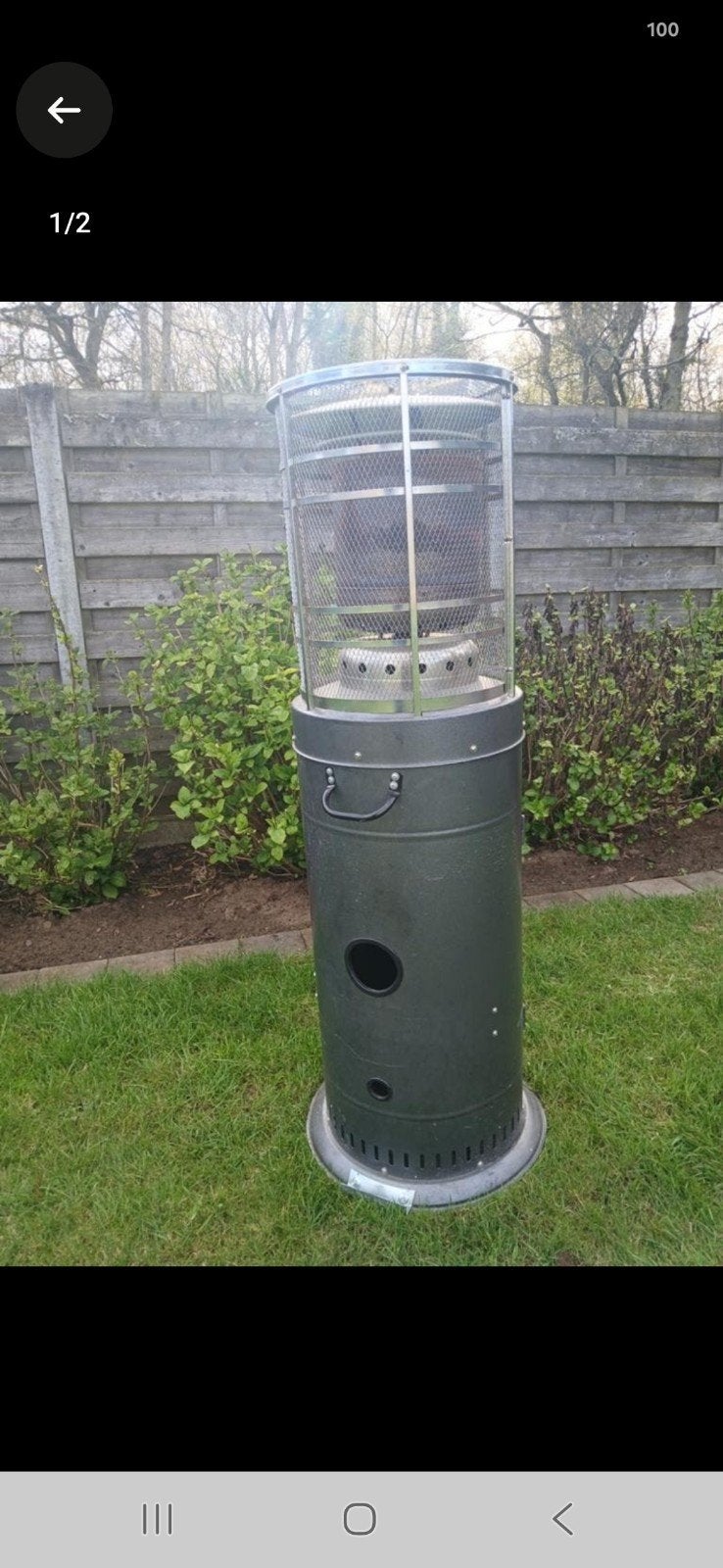 Terrasverwarmer te huur., Enlèvement
