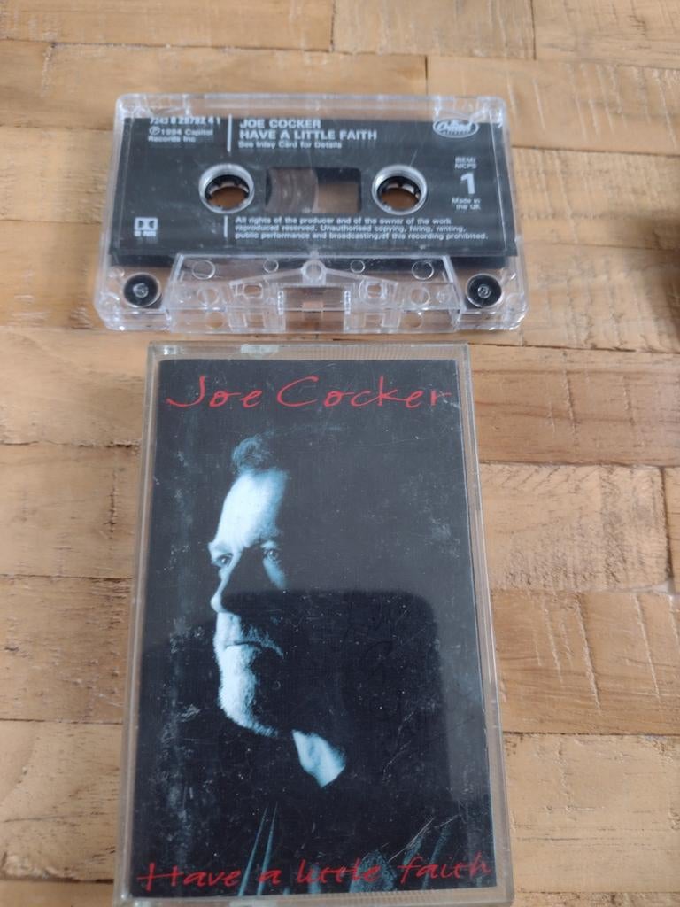MUZIEK CASSETTE: JOE COCKER: HAVE A LITTLE FAITH (1994), Cd's en Dvd's, Cassettebandjes, 1 bandje, Ophalen of Verzenden, Zo goed als nieuw