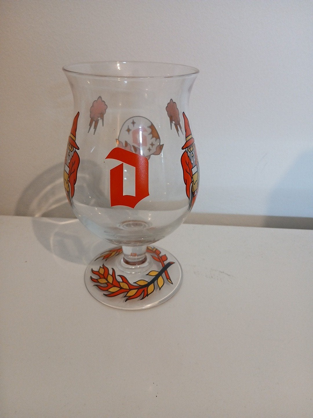 Duvel win en create letter D nr 716., Collections, Enlèvement, Neuf, Verre ou Verres, Duvel