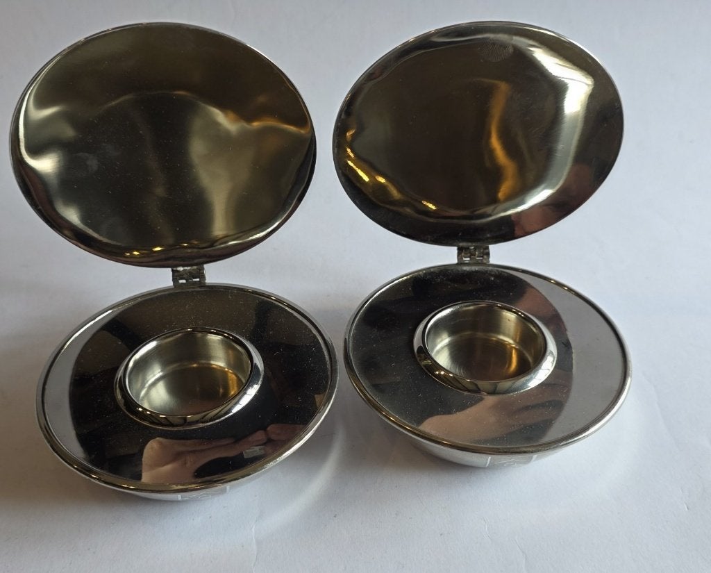 Bougeoir Rasteli avec 2 bougies chauffe-plat, Maison & Meubles, Autres marques, Comme neuf, Métal, Chandelier