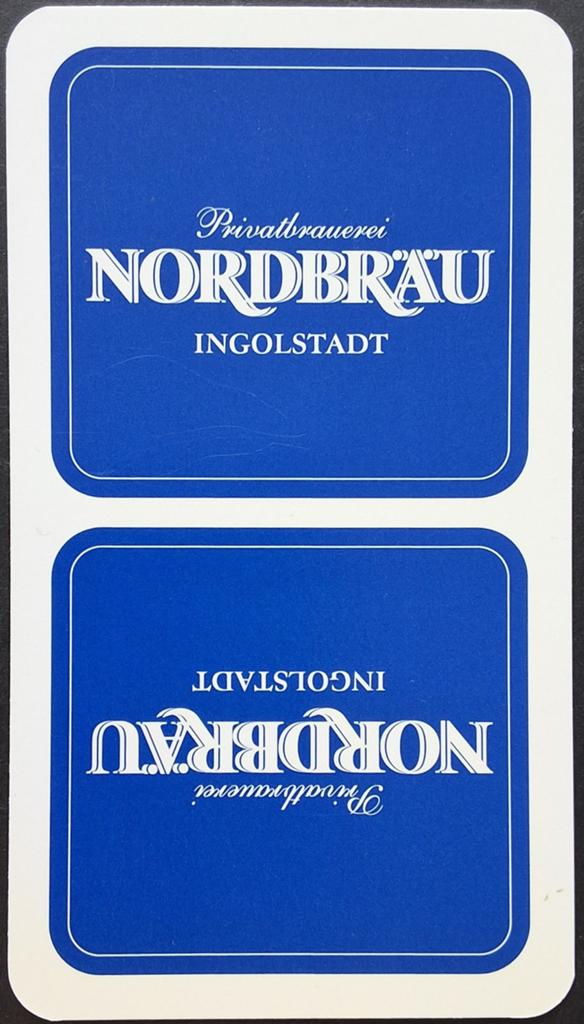 1 Speelkaart  Nordbrau, Ophalen of Verzenden