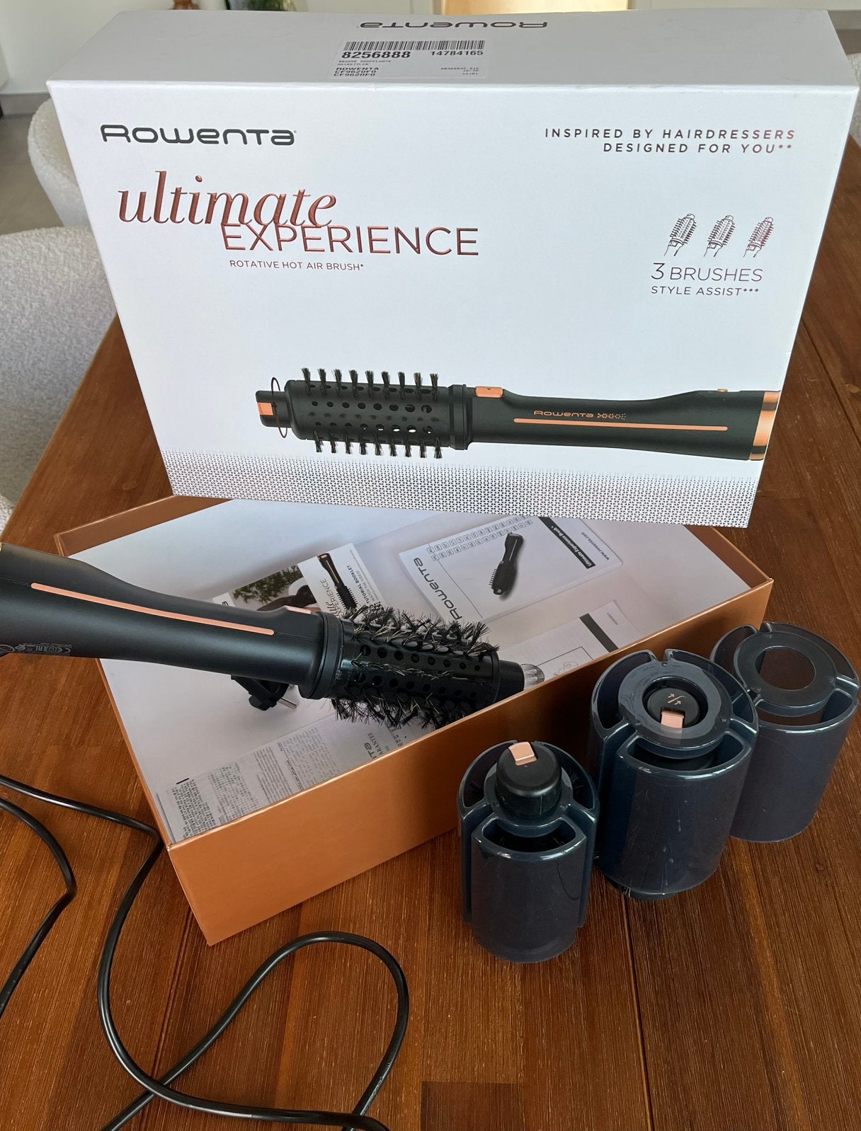 Rowenta roterende air brush, Bijoux, Sacs & Beauté, Enlèvement, Comme neuf, Sèche-cheveux